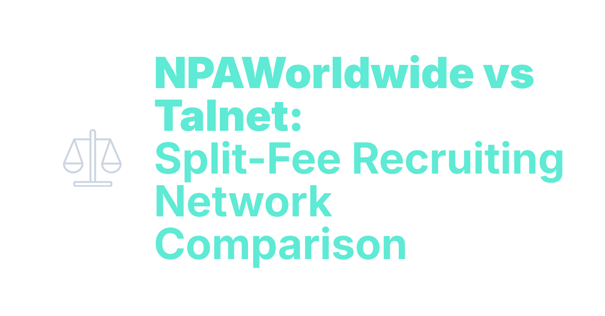 NPAWorldwide vs Talnet - Split Placement Network comparison for Recruiters